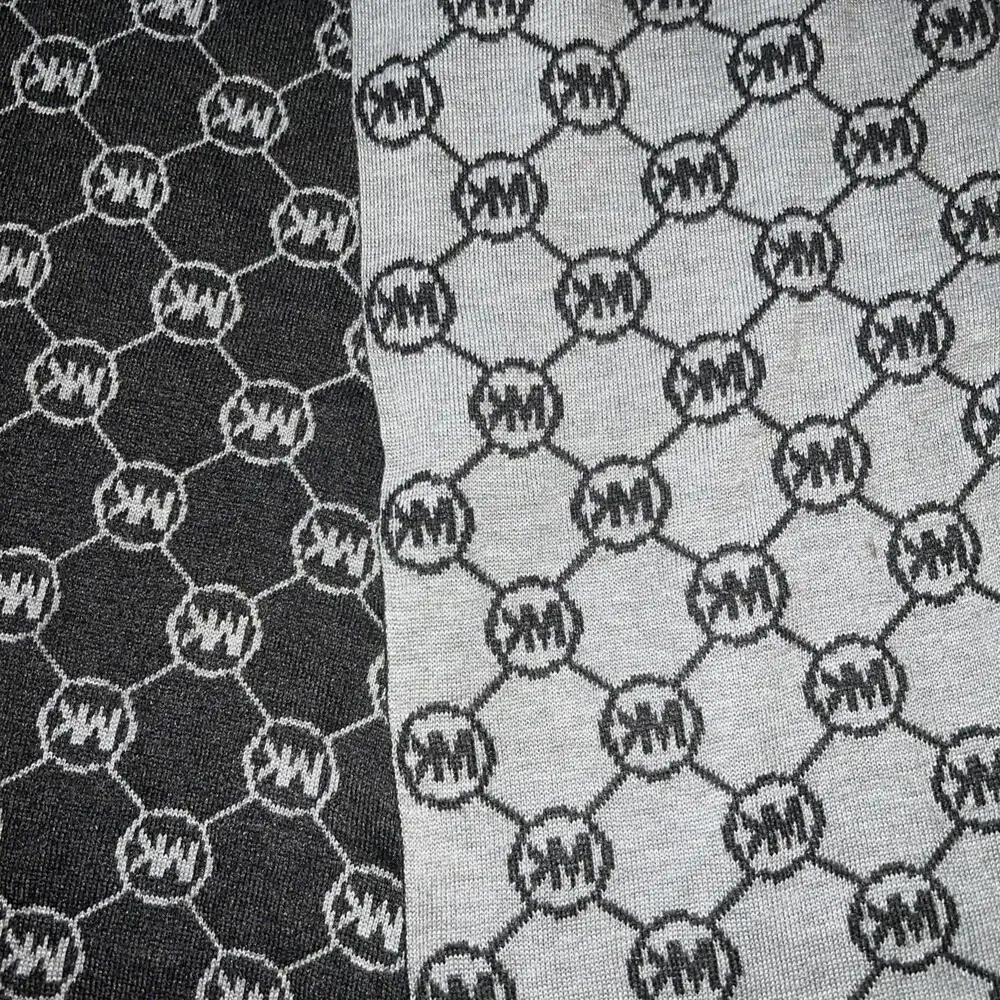 Michael Kors Scarf Michael Kors, Mk Logo, Black‎ & Gray Reversible